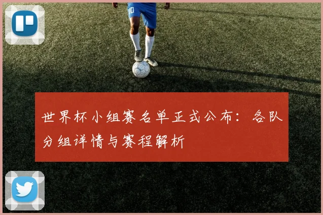 世界杯小组赛名单正式公布：各队分组详情与赛程解析